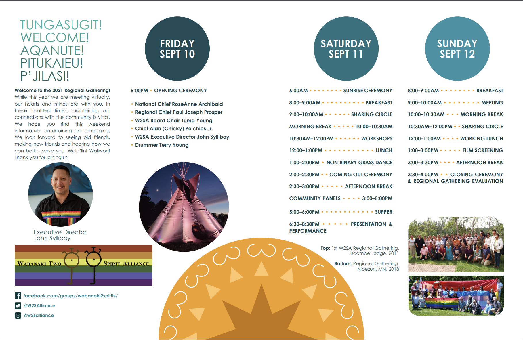 Gathering schedule