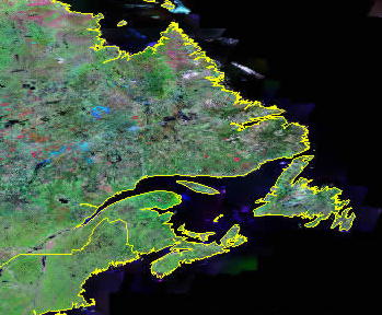 Satellite Image of Wabanaki & Allies 
